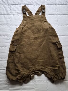 Banana Republic Olive Brown Baby Corduroy Romper